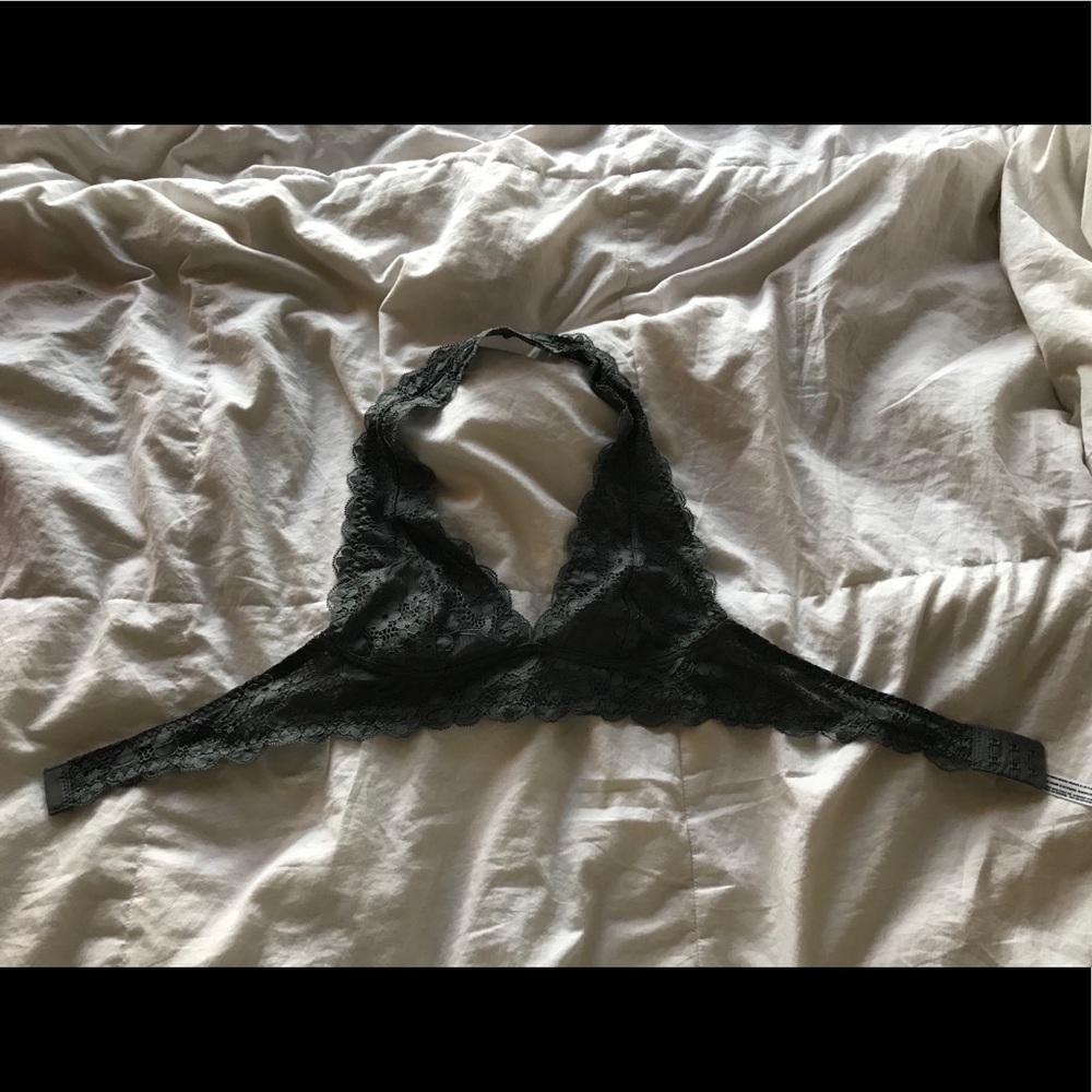 FreePeople gray lace bralette